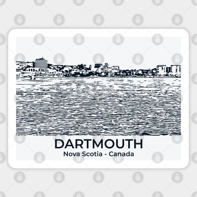 Dartmouth - Nova Scotia Magnet by Lakeric